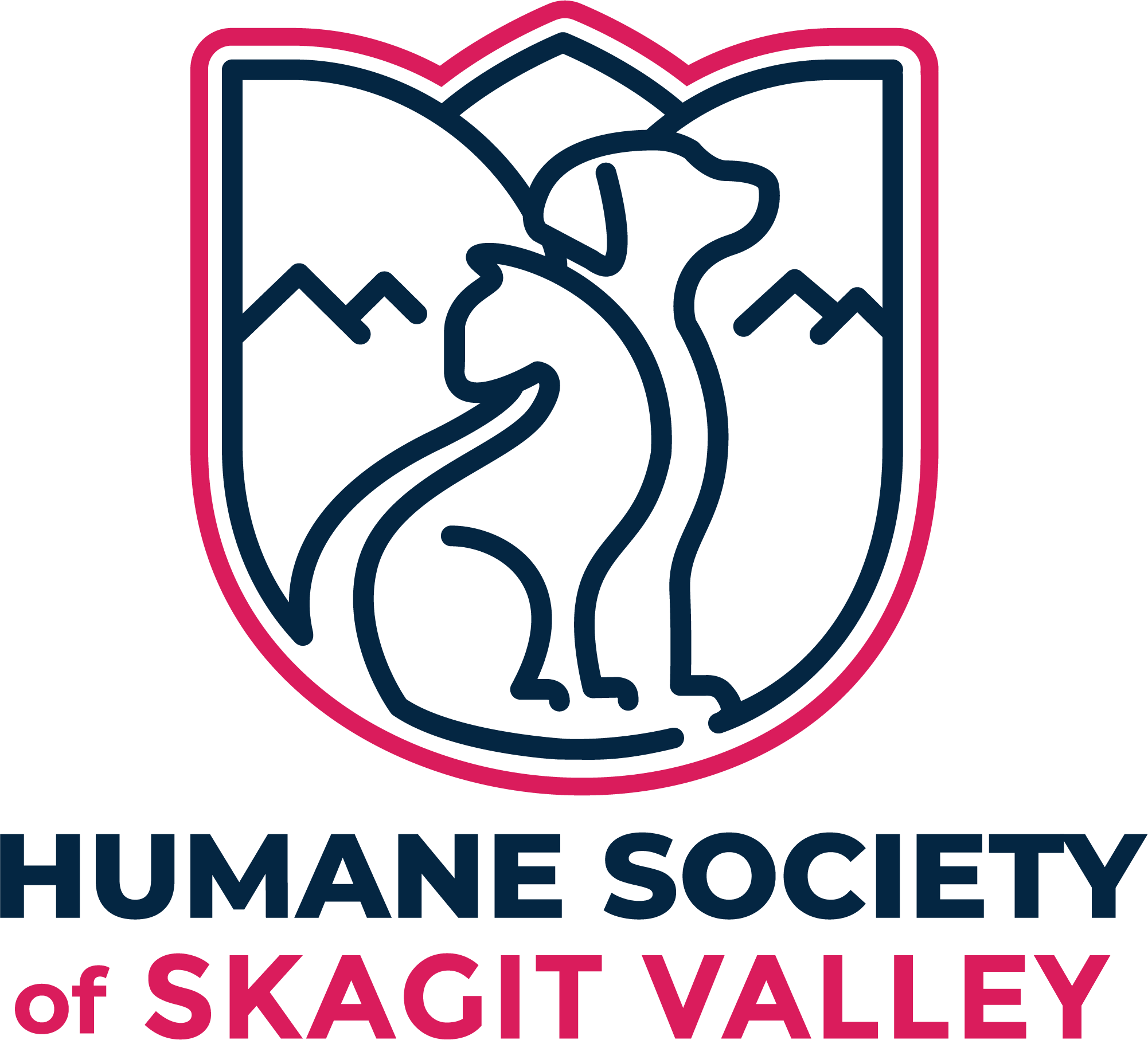 Skagit Humane Society Stacked Logo